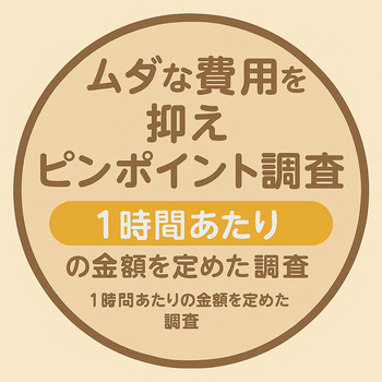 無駄な費用を抑えて調査文字広告