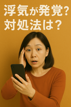 浮気が発覚びっくりした表情女性